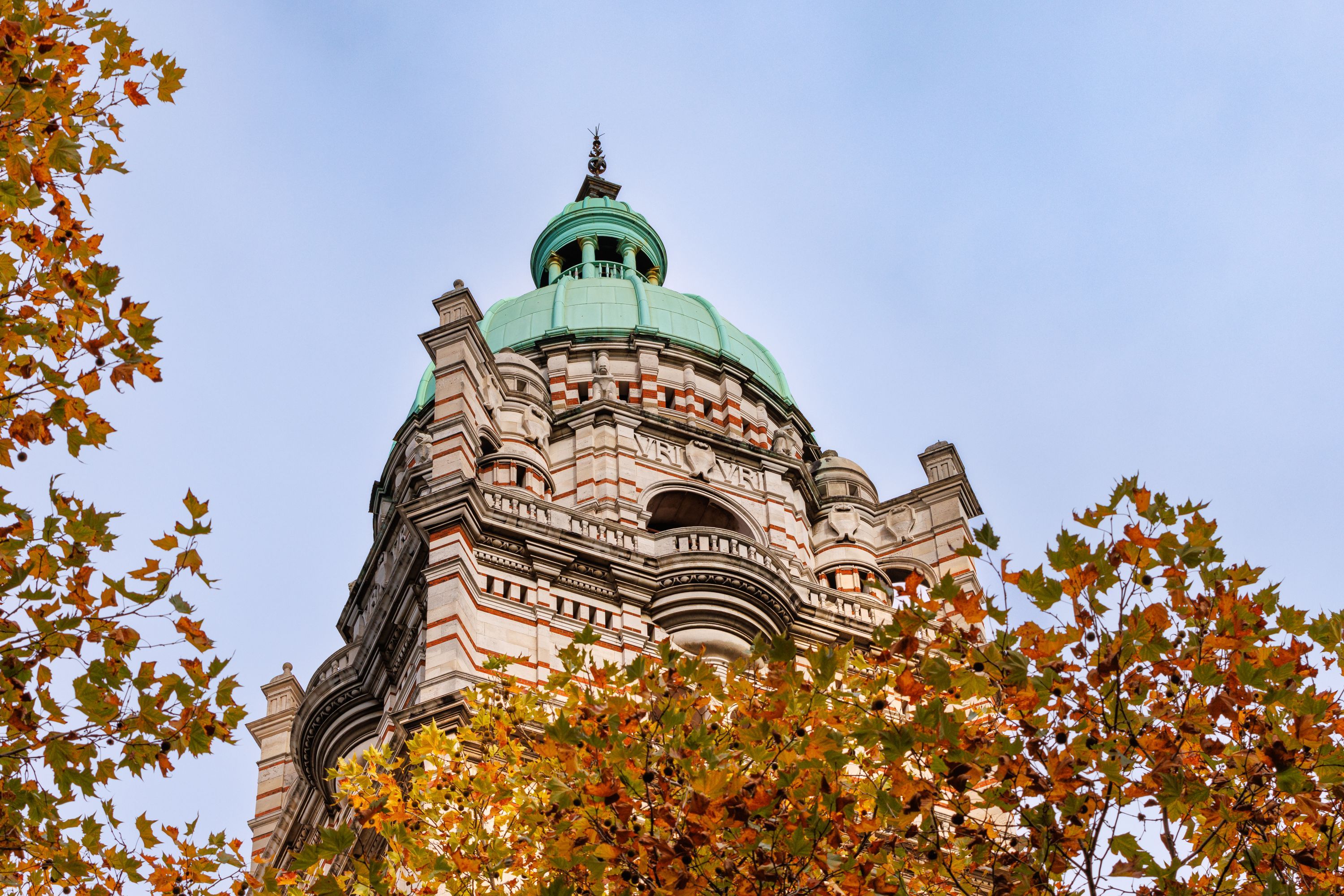 The Queen's Tower in autumn